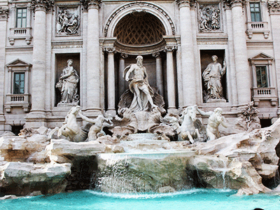 squares and fountains imperial rome     